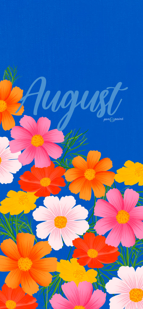 Free August Desktop Background & Phone Wallpaper