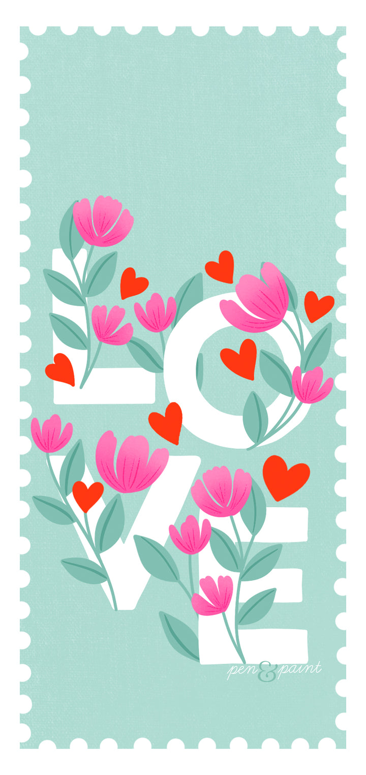 Free February Background & Lockscreen – Pen & Paint