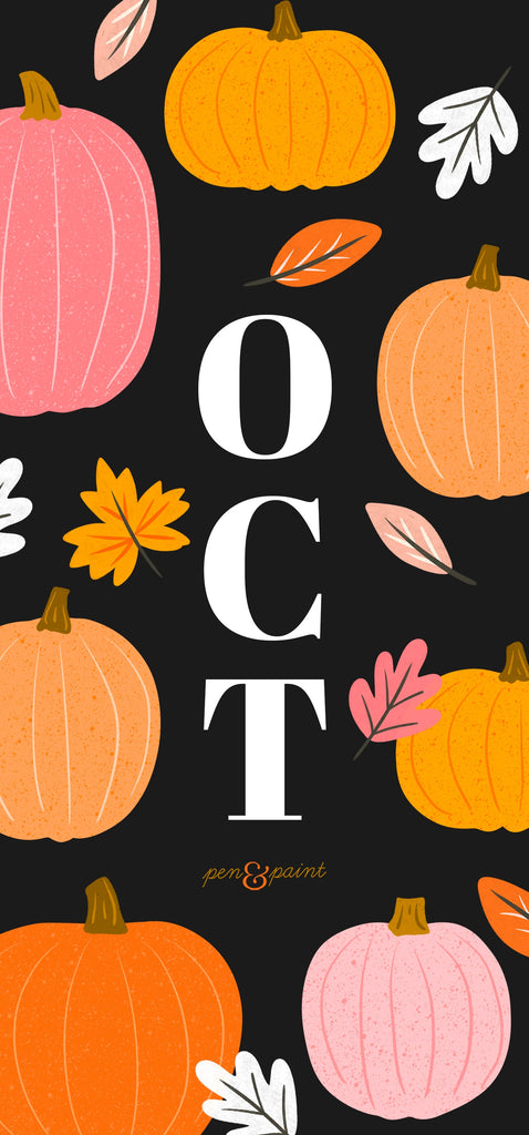 Free October Wallpaper and Desktop by Pen & Paint