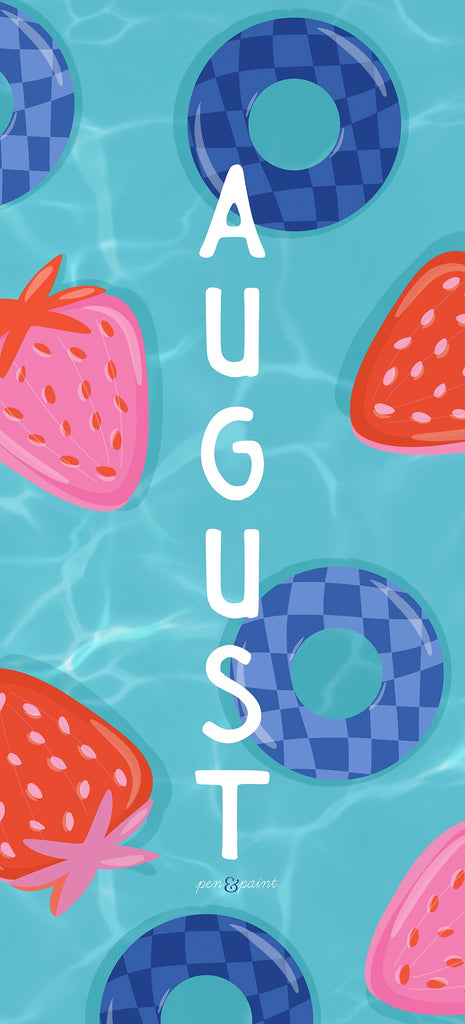 Free August Pen & Paint Wallpaper