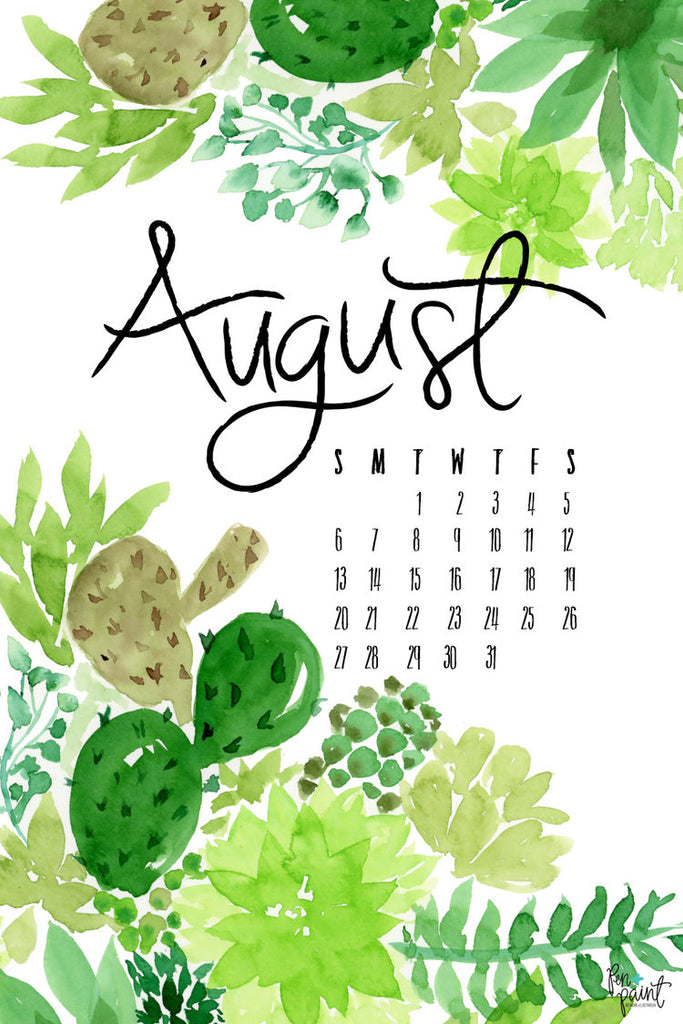 August Free Lock Screen & Desktop Background