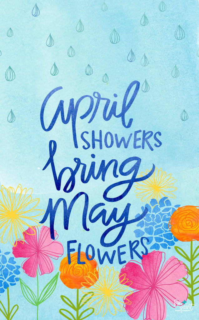 April Lock Screen Computer FREE April Desktop Background & Phone Lock-Screen – Pen & Paint