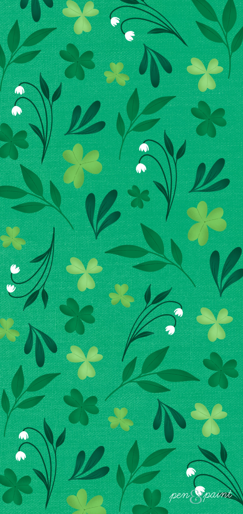 Free March 2026 Desktop Wallpaper & Lockscreen – Pen & Paint