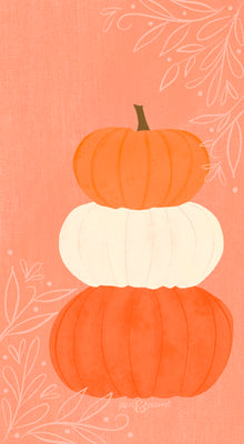 Free October Background & Lockscreen – Pen & Paint