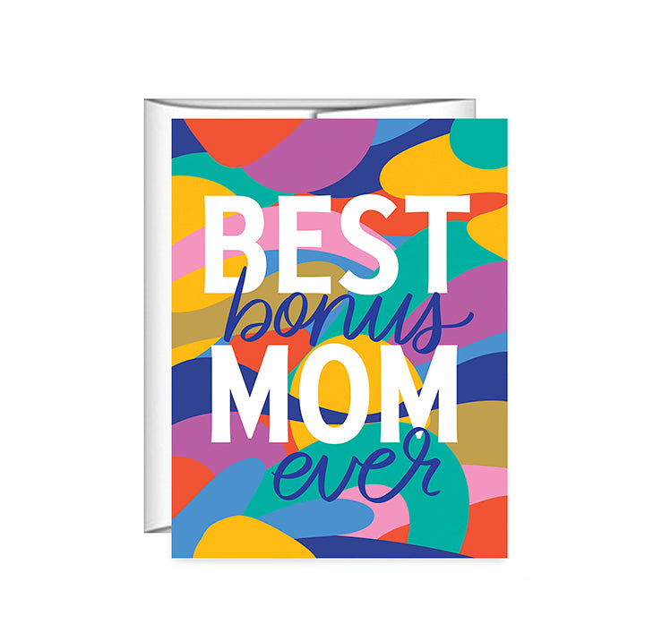 Best Bonus Mom Ever, Stepmom, Mother's Day Card MF901 – Pen & Paint