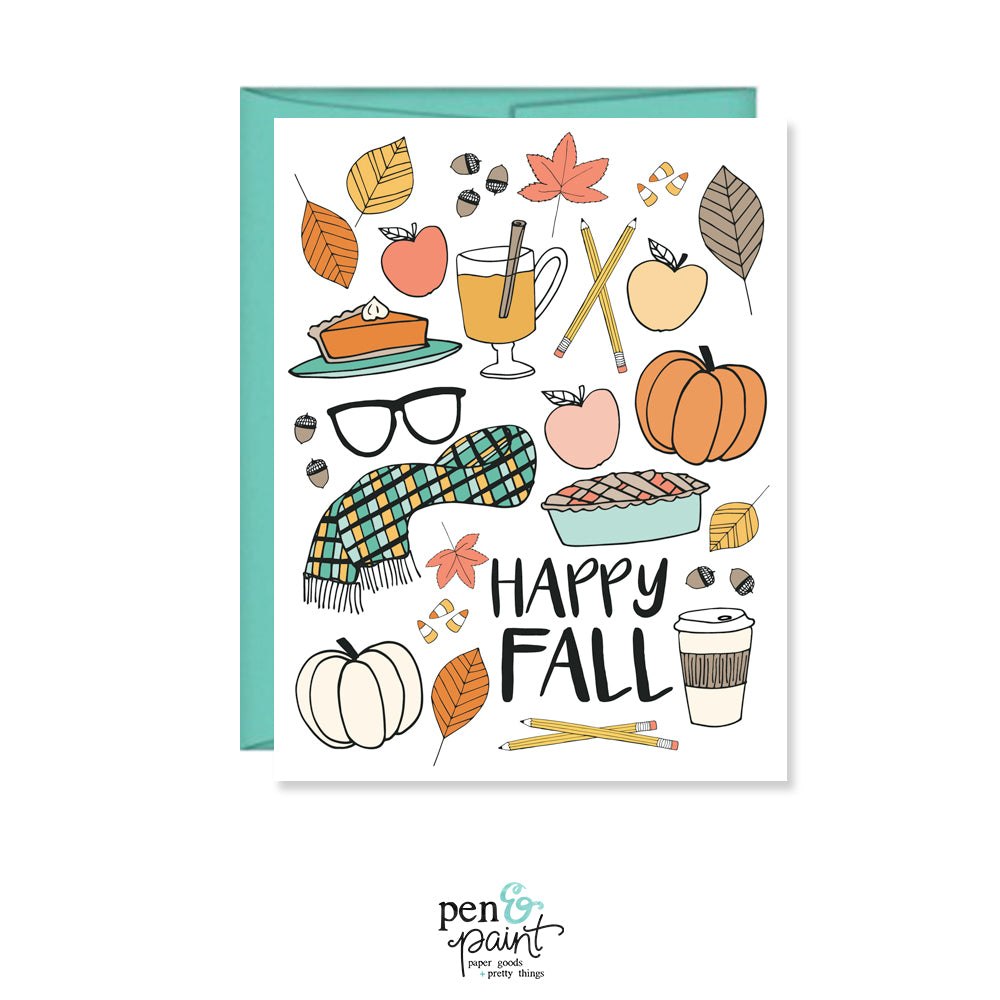 Hello Fall favorites card – Pen & Paint